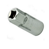 Trueliving_Sockets- 12.7mm (1/2) Square Drive- Spark Plug (C.R.V.) PROD. NO.	FIG. NO.	A	B	C	ΘD	ΘE	A/F	WT. GMS SP 16	1	36	20	16	14.0	22.5	8	50